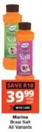 Checkers Marina Braai Salt All Variants offer