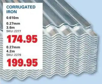 Cashbuild Corrugated iron offer