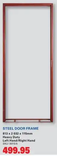 Cashbuild Steel door frame offer