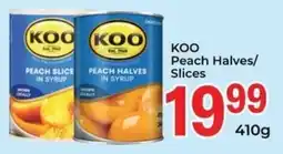 Elite Cash & Carry KOO Peach Halves/ Slices offer
