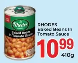 Elite Cash & Carry RHODES Baked Beans In Tomato Sauce offer