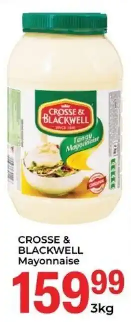 Elite Cash & Carry CROSSE & BLACKWELL Mayonnaise offer