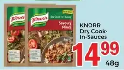 Elite Cash & Carry KNORR Dry Cook- In-Sauces offer