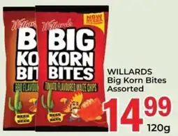 Elite Cash & Carry WILLARDS Big Korn Bites offer