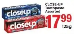 Elite Cash & Carry CLOSE-UP Toothpaste Assorted offer