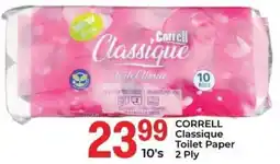 Elite Cash & Carry CORRELL Classique Toilet Paper 2 Ply offer