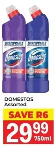 Elite Cash & Carry DOMESTOS Assorted offer