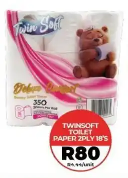 1UP Twinsoft toilet paper 2ply offer