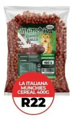 1UP La italiana munchies cereal offer