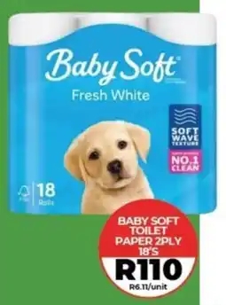 1UP Baby soft toilet paper 2ply offer