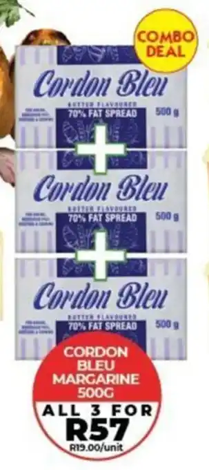 1UP Cordon bleu margarine offer