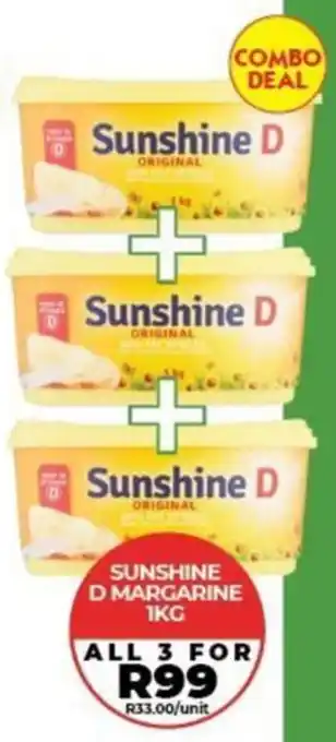 1UP Sunshine D Margarine offer