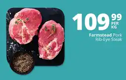 Checkers Farmstead Pork Rib-Eye Steak offer