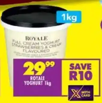 Shoprite Royale yoghurt offer