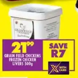 Shoprite Grain field chickens frozen chicken livers offer