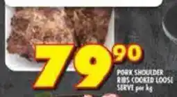 Shoprite Pork shoulder ribs cooked loose serve offer