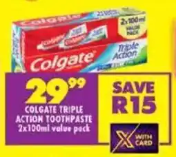 Shoprite Colgate triple action toothpaste offer
