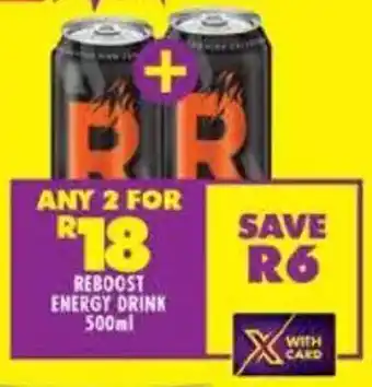 Shoprite Reboost energy drink offer