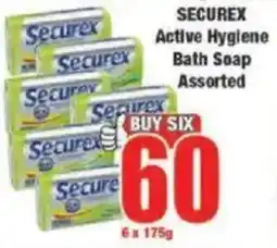 Boxer SECUREX Active Hygiene Bath Soap Assorted offer