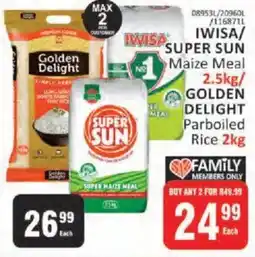 KitKat Cash and Carry IWISA/ SUPER SUN Maize Meal/ GOLDEN DELIGHT Parboiled Rice offer