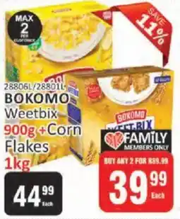 KitKat Cash and Carry BOKOMO Weetbix + Corn Flakes offer