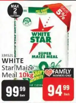 KitKat Cash and Carry WHITE STAR Star Maize Meal offer
