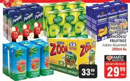 KitKat Cash and Carry ZOOM TROPIKA/ PUREJOY/ RHODES/ FRUITREE Juices Assorted offer
