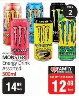 KitKat Cash and Carry MONSTER Energy Drink Assorted offer