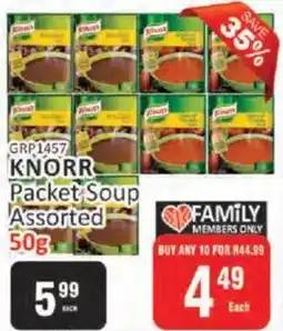 KitKat Cash and Carry KNORR Packet Soup Assorted offer