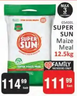KitKat Cash and Carry SUPER SUN Maize Meal offer