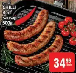 KitKat Cash and Carry CHILLI Beef Sausage offer