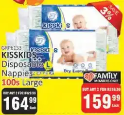 KitKat Cash and Carry KISSKIDS Disposable Nappies offer