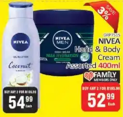 KitKat Cash and Carry NIVEA Hand & Body Cream Assorted offer