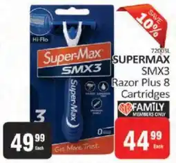 KitKat Cash and Carry SUPERMAX SMX3 Razor Plus 8 Cartridges offer