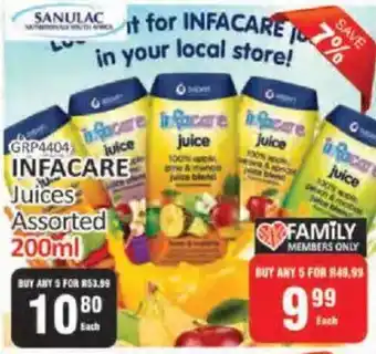KitKat Cash and Carry INFACARE Juices Assorted offer