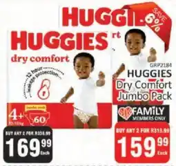 KitKat Cash and Carry HUGGIES Dry Comfort Jumbo Pack offer