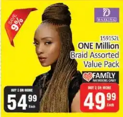 KitKat Cash and Carry ONE Million Braid Assorted Value Pack offer