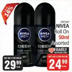 KitKat Cash and Carry NIVEA Roll On Assorted offer