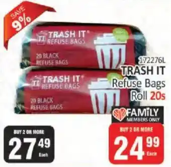 KitKat Cash and Carry TRASH IT Refuse Bags Roll offer