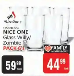 KitKat Cash and Carry NICE ONE Glass Willy/ Zombie offer