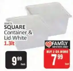 KitKat Cash and Carry SQUARE Container & Lid White offer