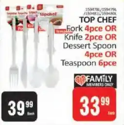KitKat Cash and Carry Top Chef Fork OR Knife OR Dessert Spoon OR Teaspoon offer