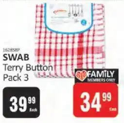 KitKat Cash and Carry SWAB Terry Button Pack offer