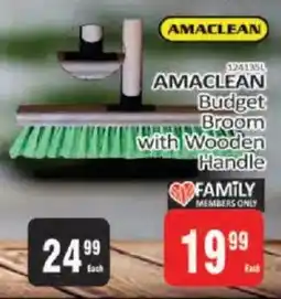 KitKat Cash and Carry Amaclean Budget Broom with Wooden Handle offer