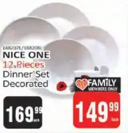 KitKat Cash and Carry NICE ONE Dinner Set Decorated offer