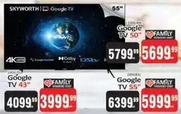 KitKat Cash and Carry SKYWORTH 43" Google TV offer