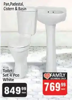 KitKat Cash and Carry Toilet Set White offer