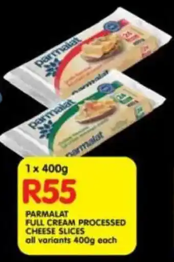 Shoprite Parmalat full cream processed cheese slices offer