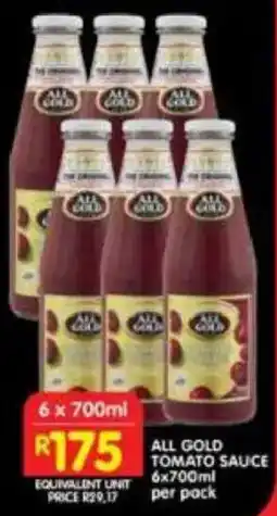 Shoprite All gold tomato sauce offer