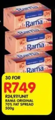 Shoprite Rama original 70% fat spread offer